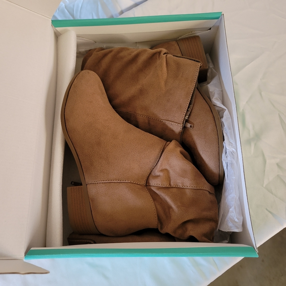 Calf height boots